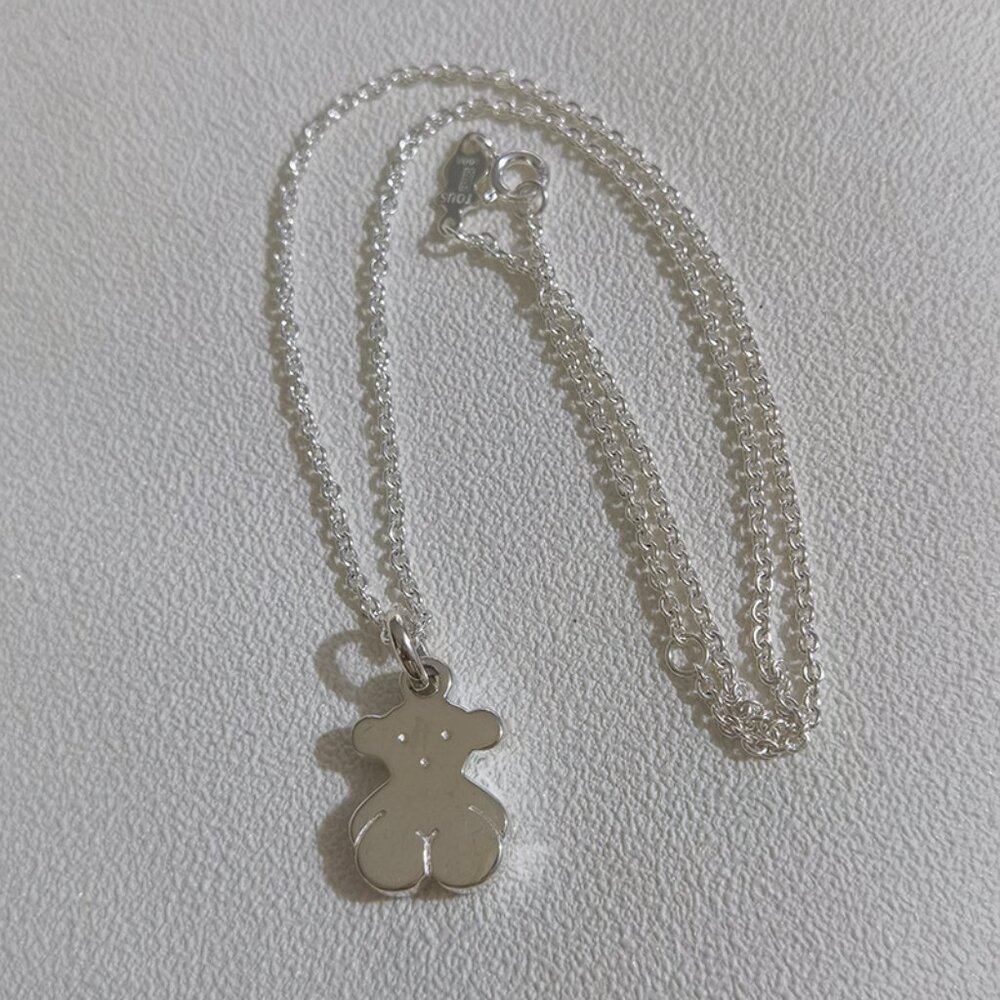 Tous Classic Bear 925 Sterling Silver Necklace